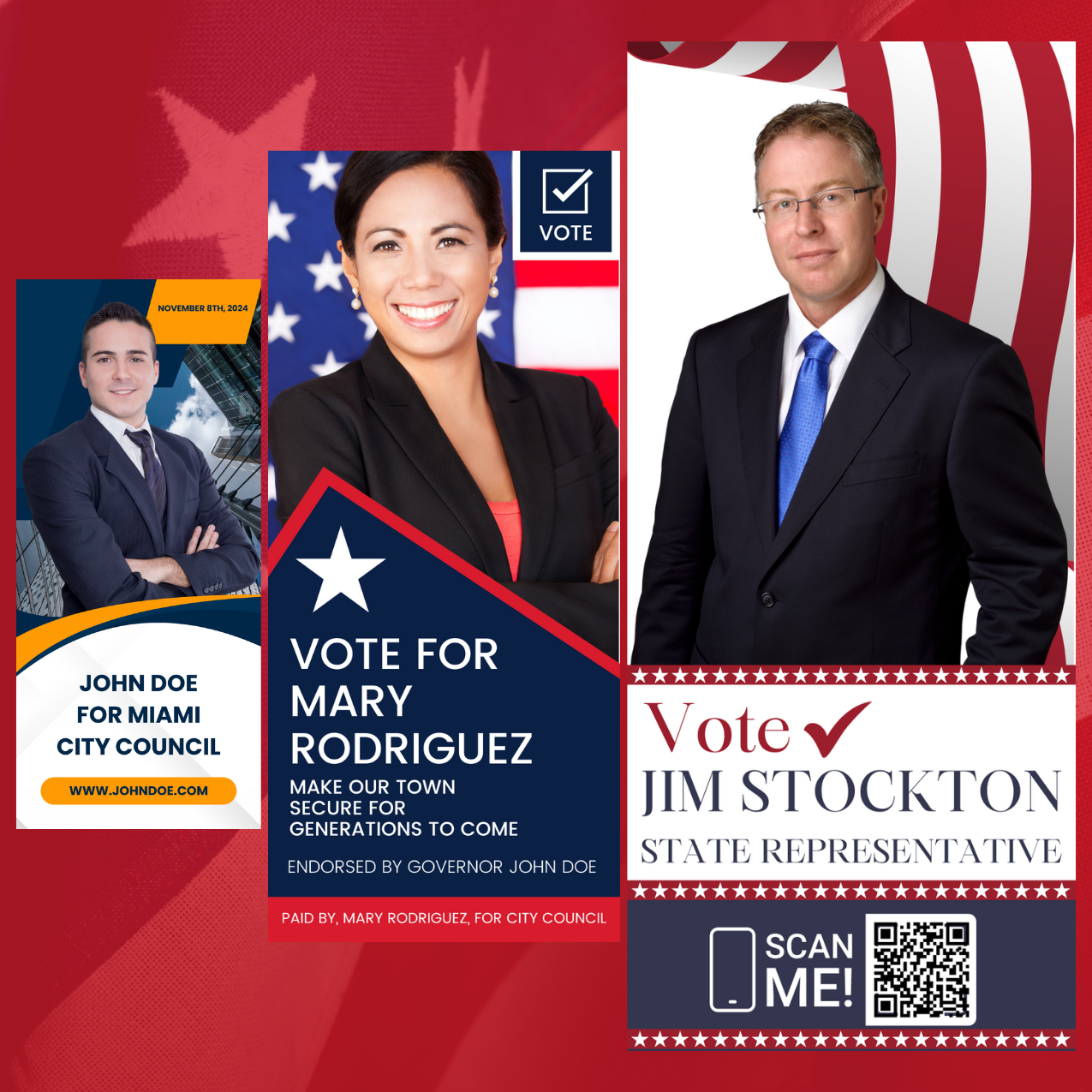 Palm Card Printing for Political Campaigns